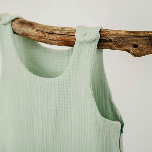 Groene zomerslaapzak van biologisch katoen