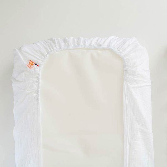 Aankleedkussenhoes Vichy – zacht & tijdloos