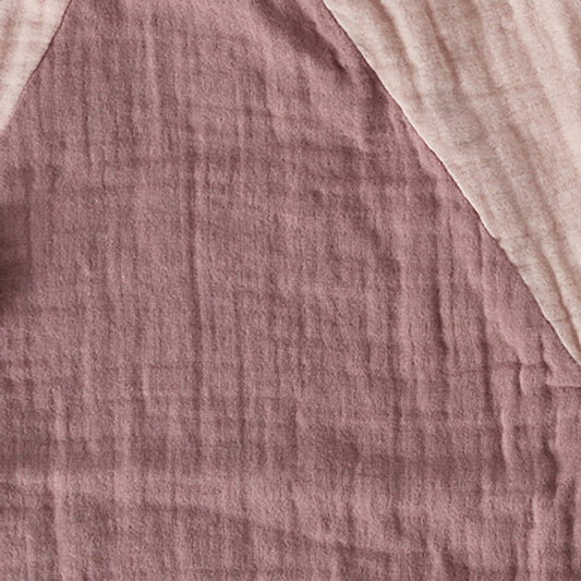 Knuffeleend van mousseline – Dusty Rose (OrganicEra)