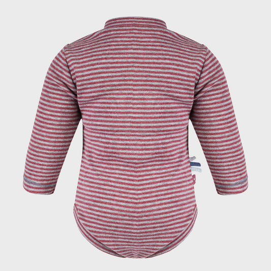 OrganicEra – Overslagromper Lange Mouwen – Bordeaux Melange