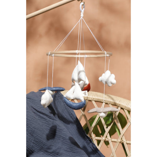 MARITIEME Babymobiel – Zeilboten & Meeuwen