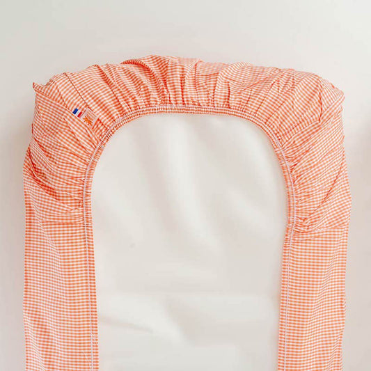 Aankleedkussenhoes Vichy – zacht & tijdloos