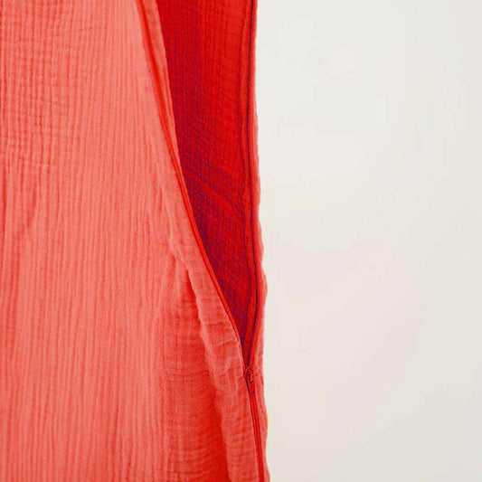 Aardbeien zomerslaapzak van biologisch katoen