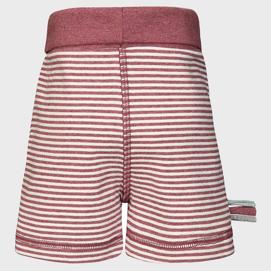 OrganicEra – Biologische pull-on babyshorts (Bordeaux Melange)