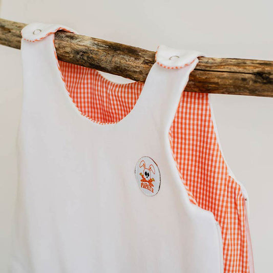 Tussenseizoenslaapzak van biologisch katoen Saxe wit