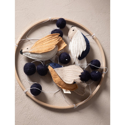 Nils Babymobiel – Handgemaakte vilten vogels