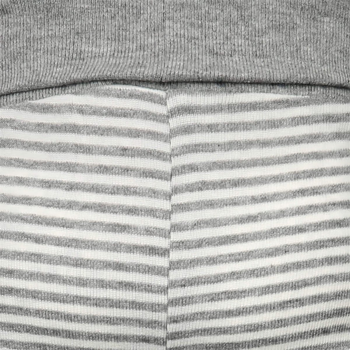 Comfortabele baby legging in grijze ribmelange – OrganicEra