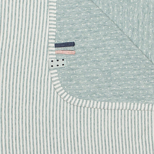 Biologische babydeken – Aqua (OrganicEra)