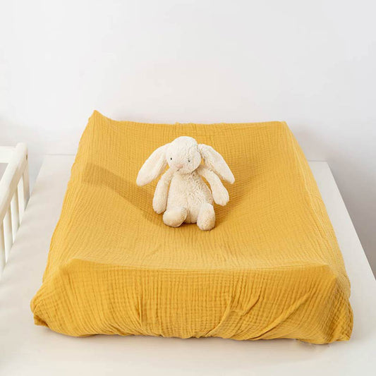 Aankleedkussenhoes Vichy – zacht & tijdloos