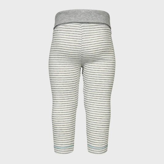 Comfortabele baby legging in grijze ribmelange – OrganicEra