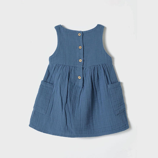 OrganicEra Mouwloze Jurk – Biologische Mousseline