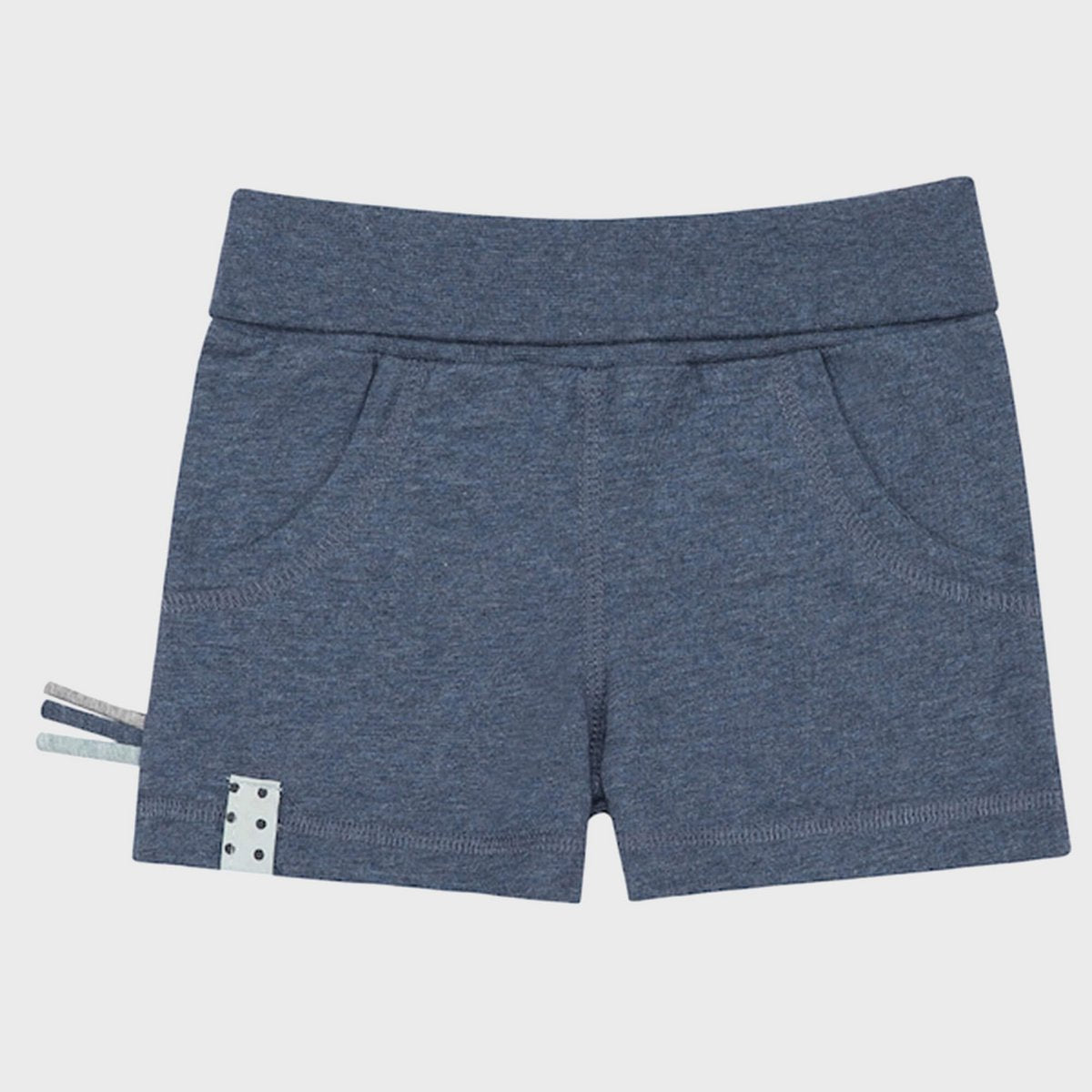 Pull-on short – Indigo Melange