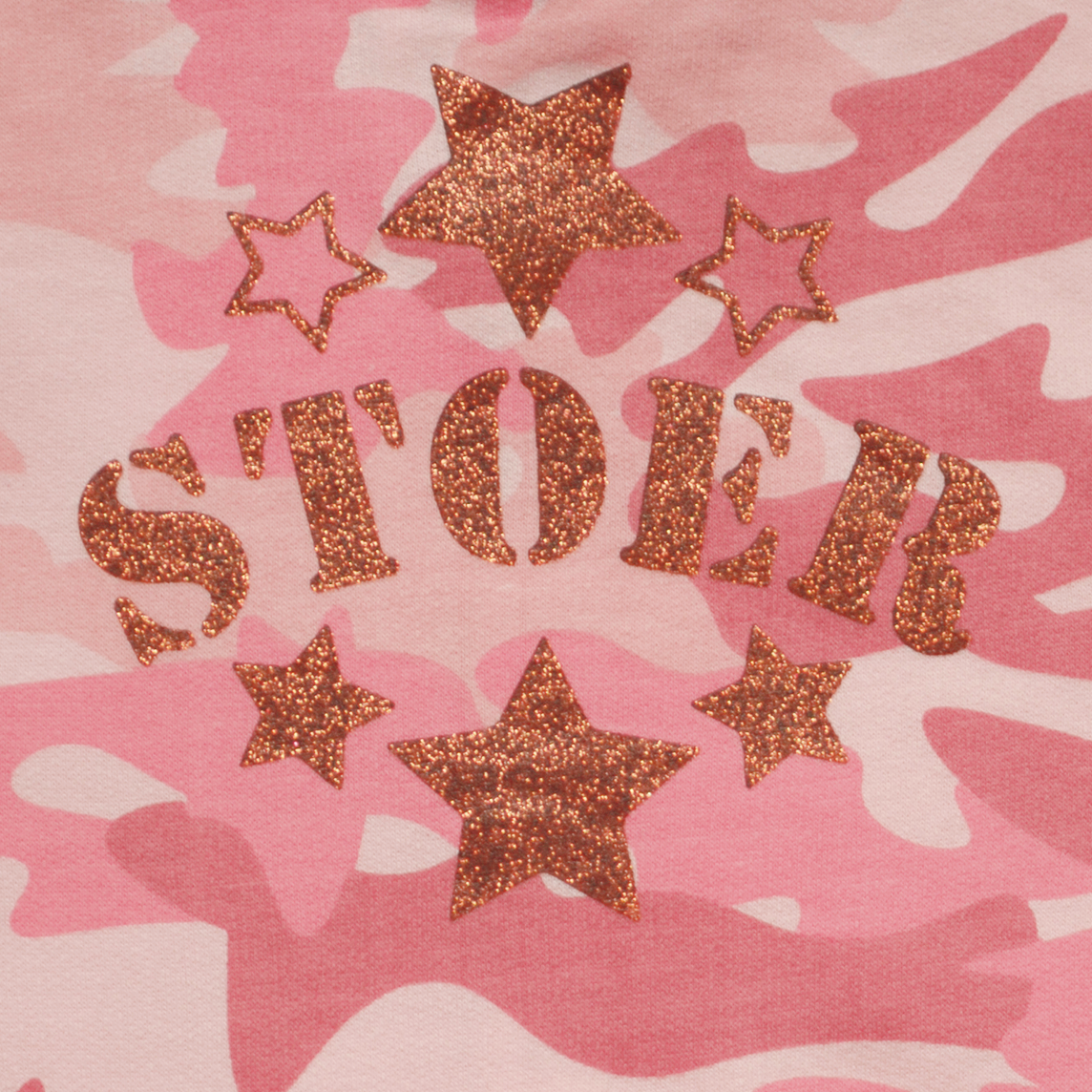 Stoer camo pyjama baby | Pink