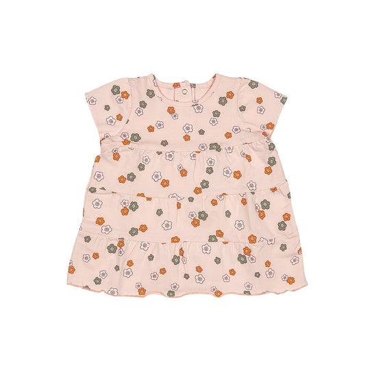 Flower Power ruffle jurk – vrolijk & speels