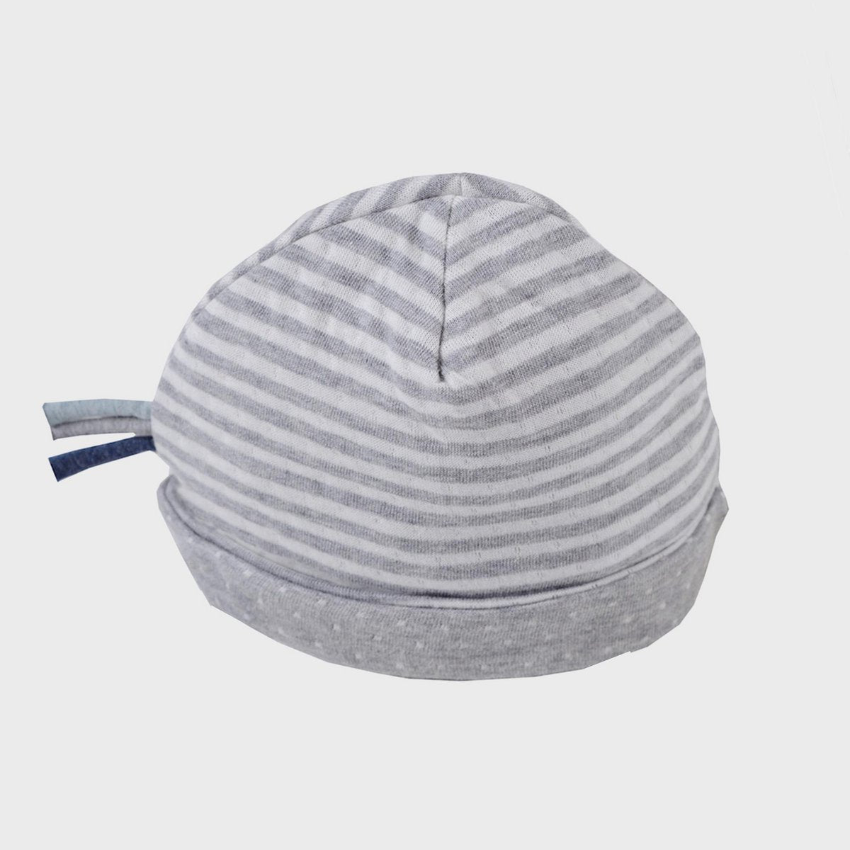 Omkeerbare babybeanie – Grijs (OrganicEra)