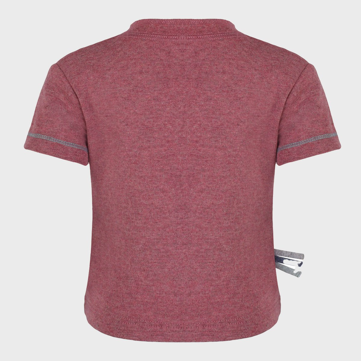 OrganicEra T-shirt – Bordeaux Melange (Ribkatoen)