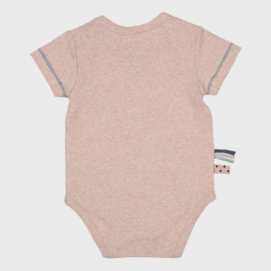 OrganicEra biologische baby-rompertje, roze