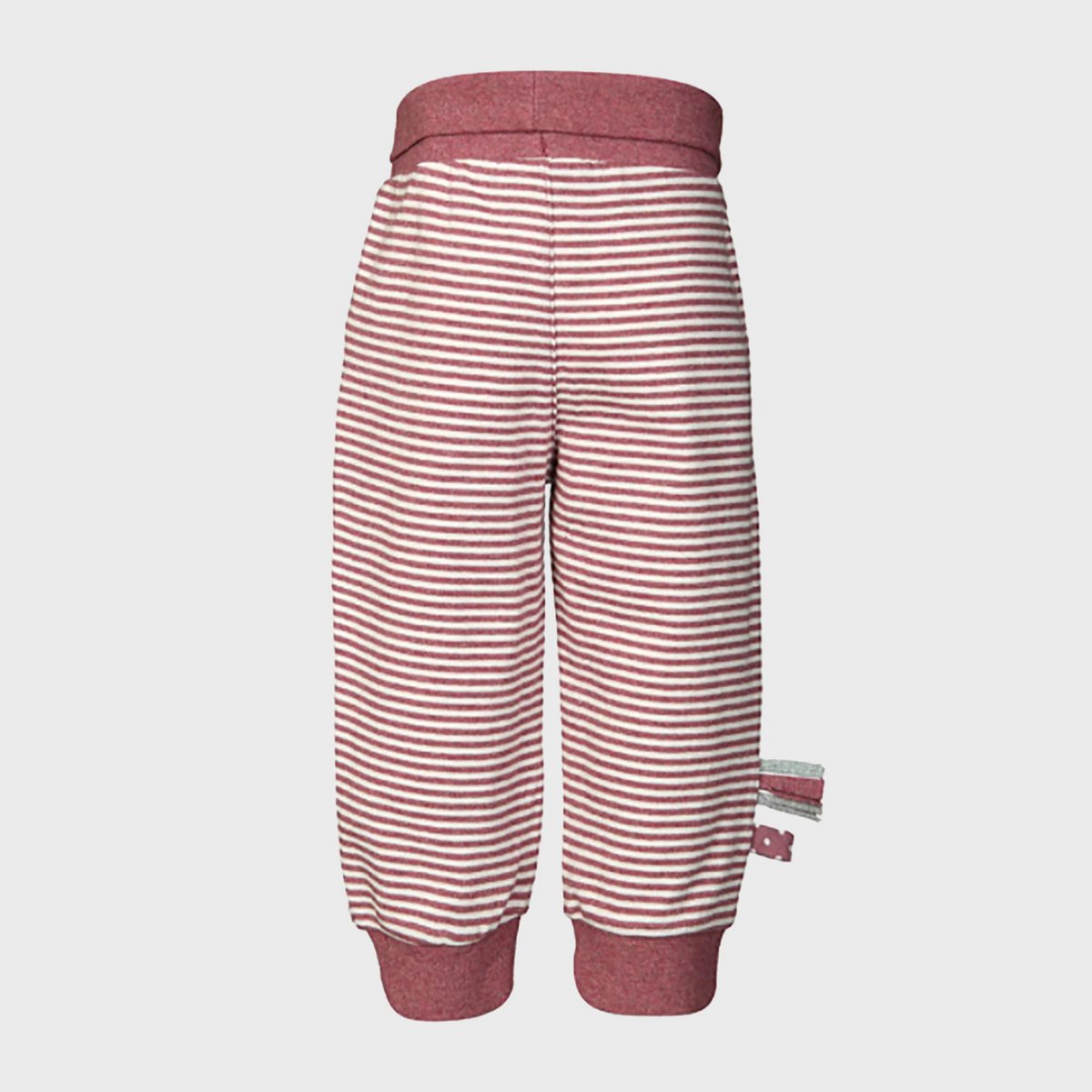 Zachte slip-on babybroek – Bordeaux Melange