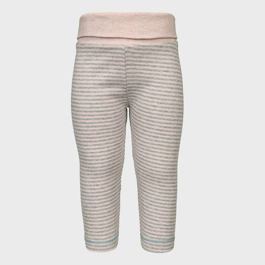 Unisex Legging – Gestreepte Rose Melange (OrganicEra)