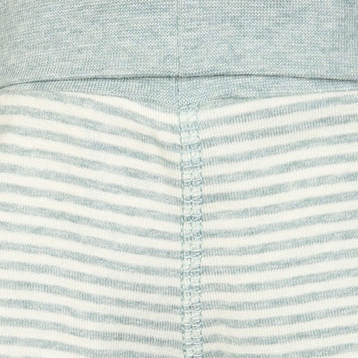 OrganicEra Pull-On Shorts – Aqua Melange (Gestreept)