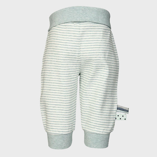 Slip-on babybroek – Aqua Melange | OrganicEra