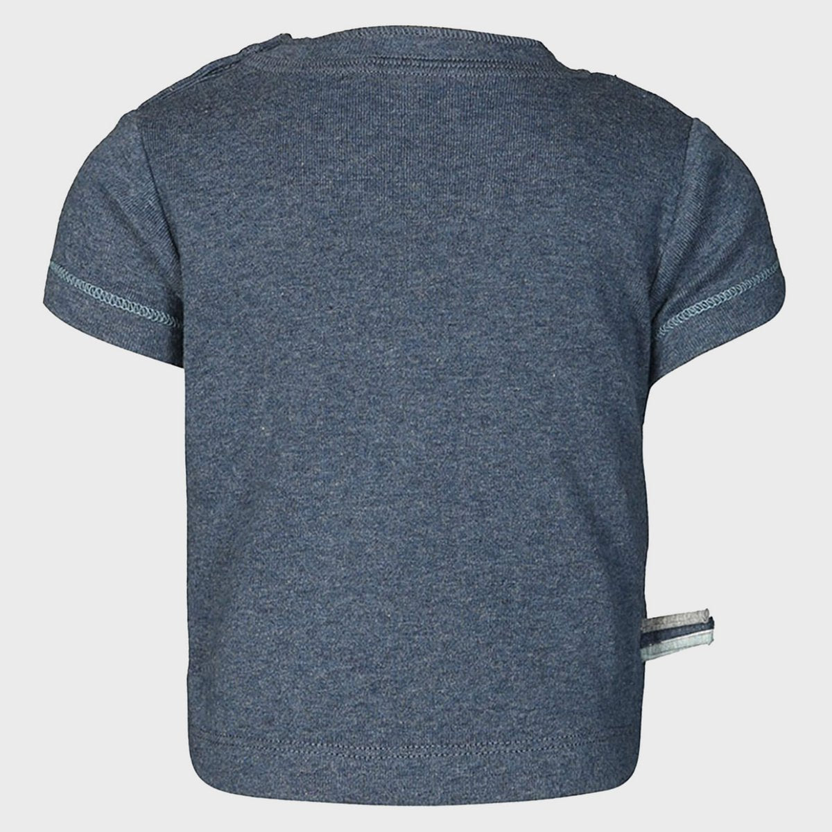 Comfortabel en casual T-shirt in Indigo Melange – OrganicEra