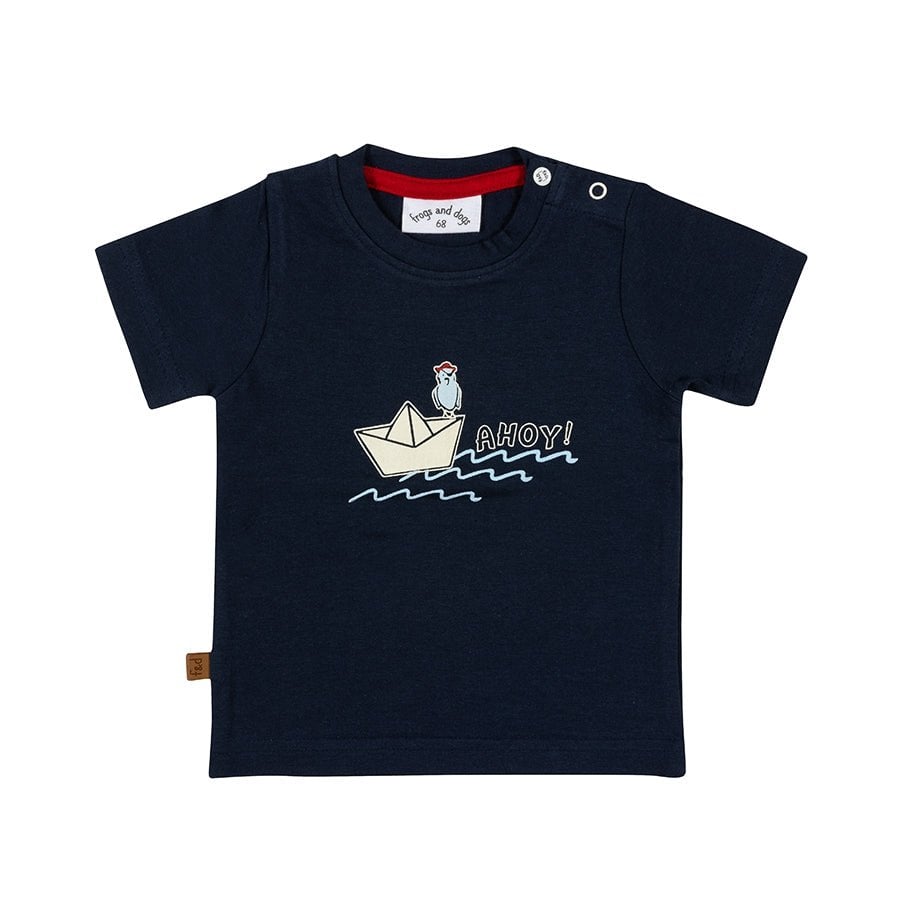 T-shirt Ahoy – speels & maritiem