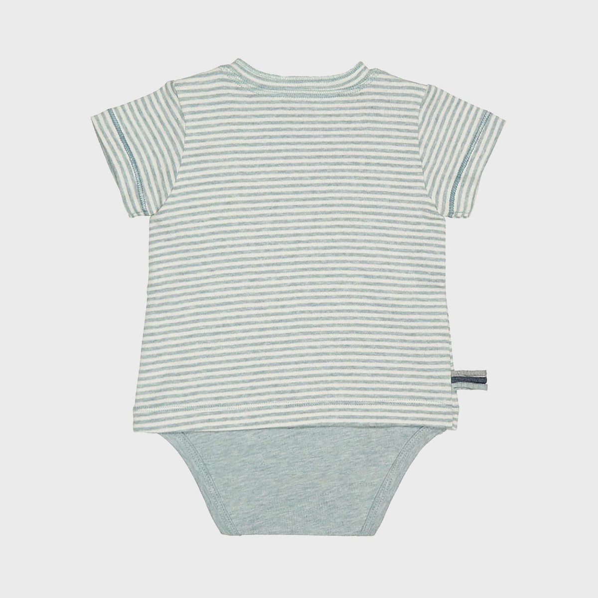 OrganicEra – Lichaamsshirt Korte Mouwen (Aqua Melange)