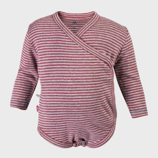 OrganicEra – Overslagromper Lange Mouwen – Bordeaux Melange