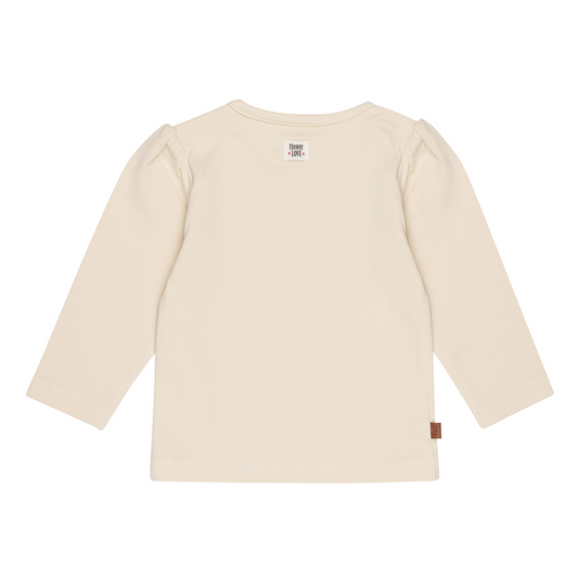 You Are Loved – Shirt met lange mouwen in roomwit