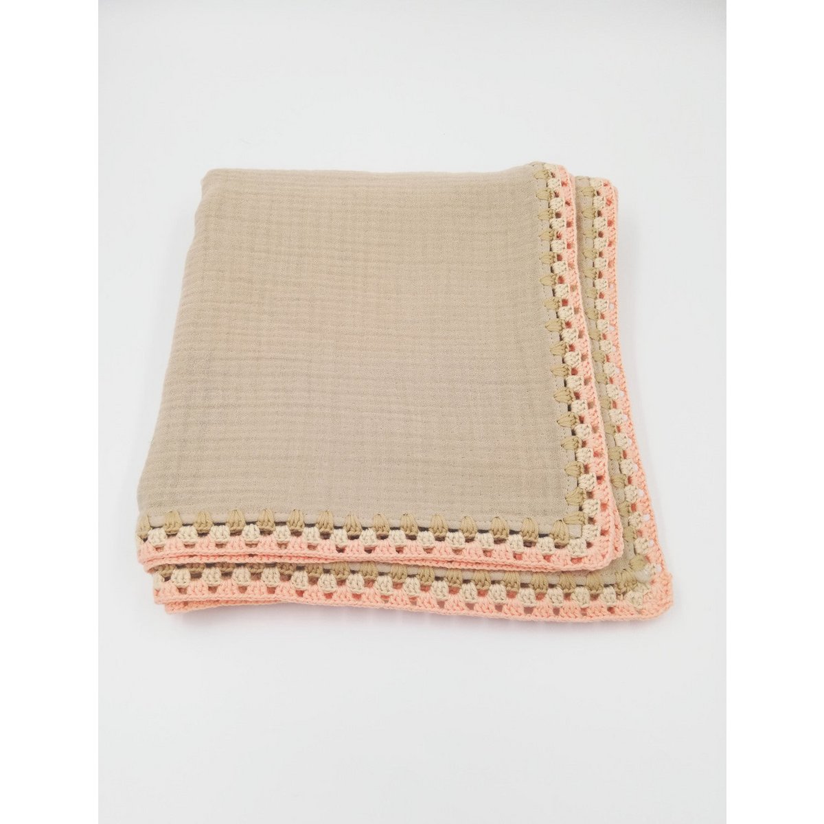 Mousseline babydeken – 4-laags, ademend & GOTS-gecertificeerd