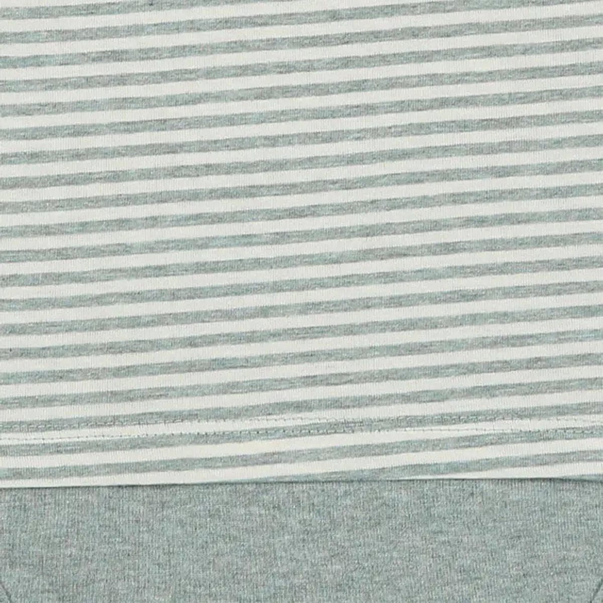 OrganicEra – Lichaamsshirt Korte Mouwen (Aqua Melange)