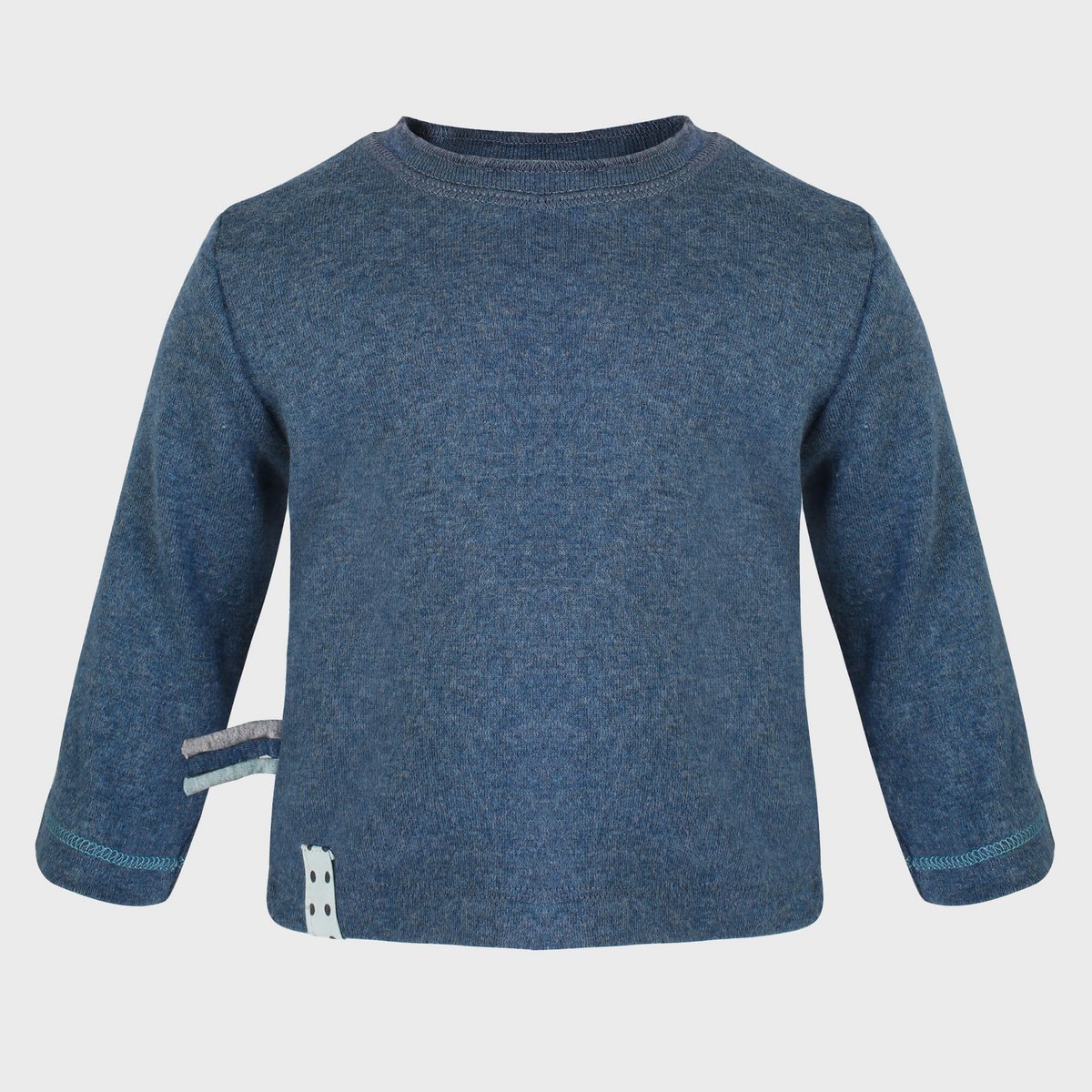 OrganicEra – Shirt met Lange Mouwen – Indigo Melange