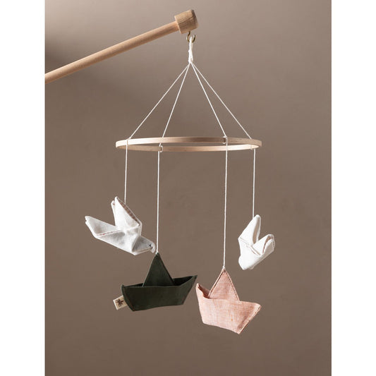 Ebba Babymobiel – Origami vogels & bootjes