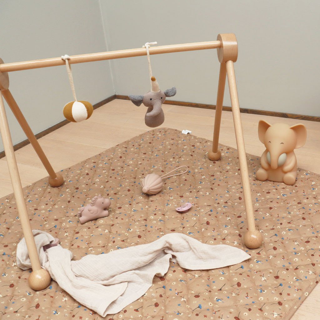 Gewatteerde speelmat Vogel – zacht & comfortabel