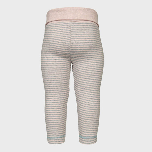 Unisex Legging – Gestreepte Rose Melange (OrganicEra)