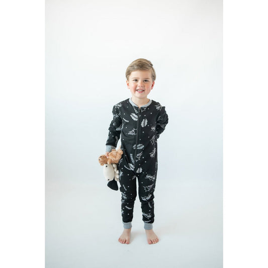 Super Boy pyjama baby | Zwart
