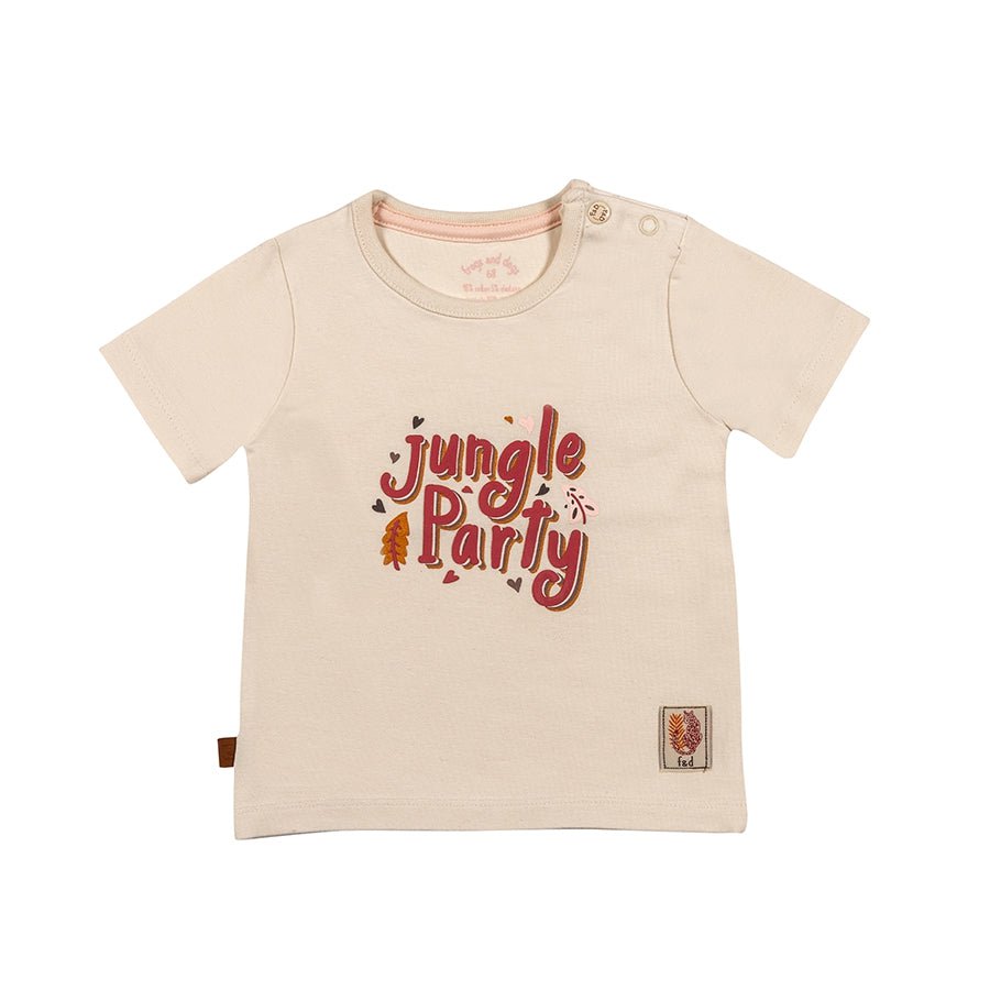 T-shirt met jungleprint – soepel & licht
