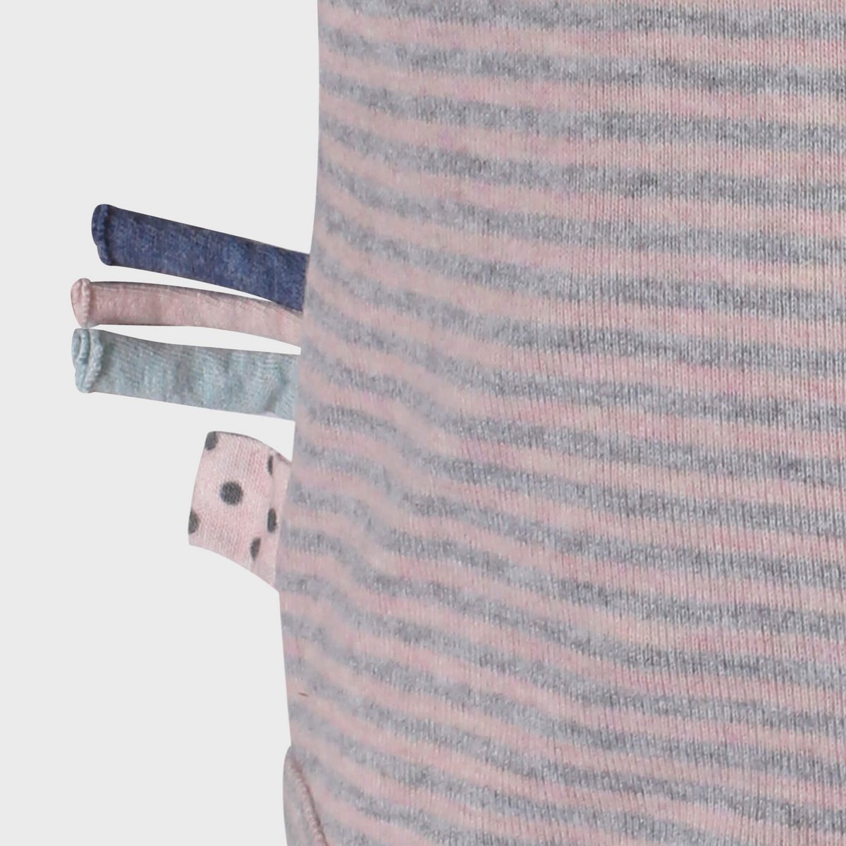 Wrap-romper met lange mouwen – Rose Melange (OrganicEra)