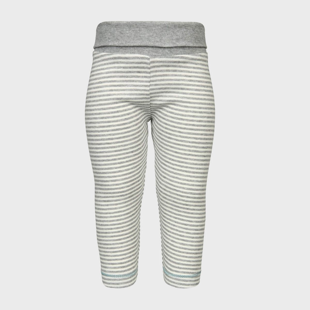 Comfortabele baby legging in grijze ribmelange – OrganicEra