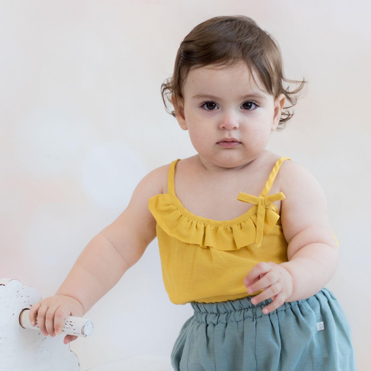 OrganicEra Baby Bodysuit met Spaghetti-bandjes – Biokatoen & Hennep