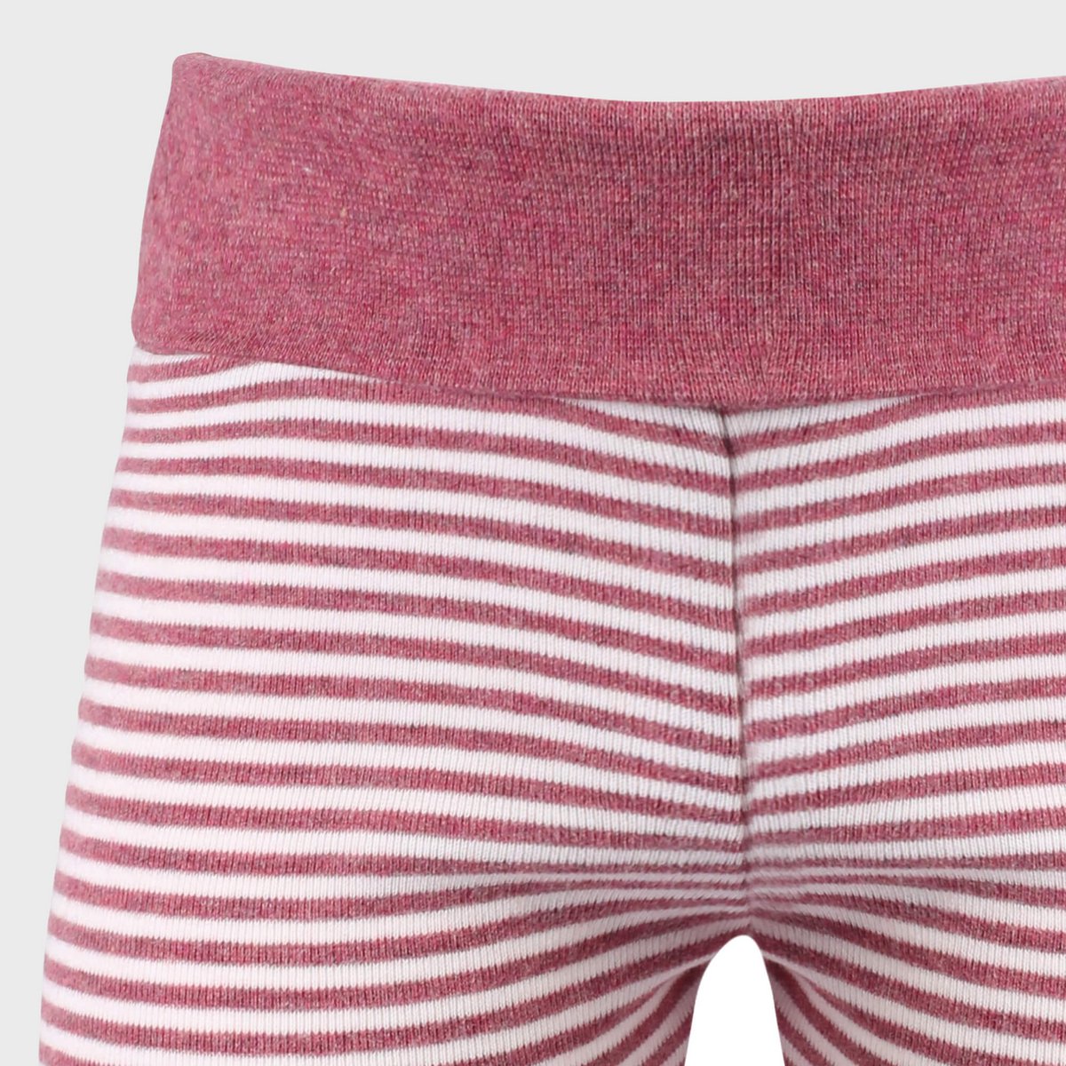 Unisex Leggings – Gestreepte Bordeaux Melange (OrganicEra)