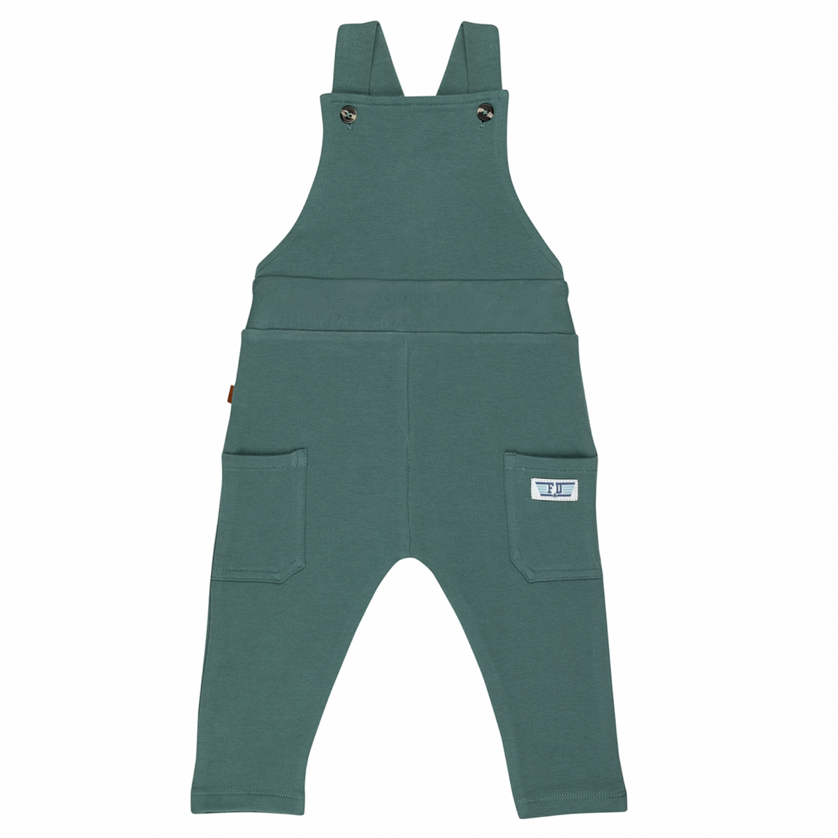 Dungaree met patchdetails – comfortabel & speels in zeekijn
