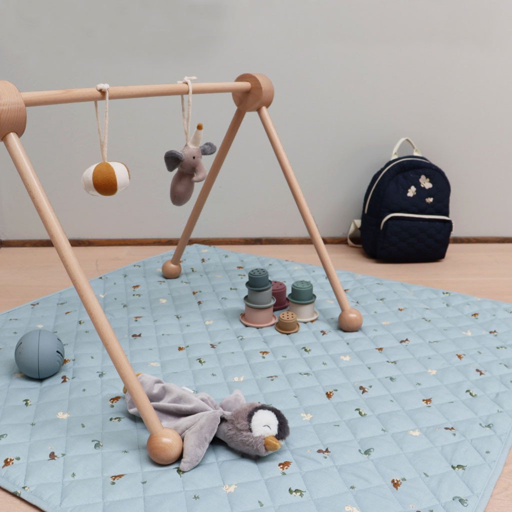 Gewatteerde speelmat Dino – zacht & comfortabel
