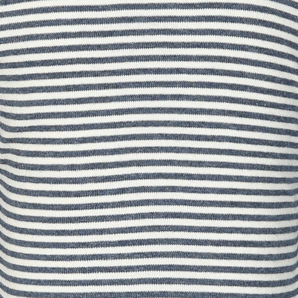T-shirt met strepen – Indigo Melange (OrganicEra)