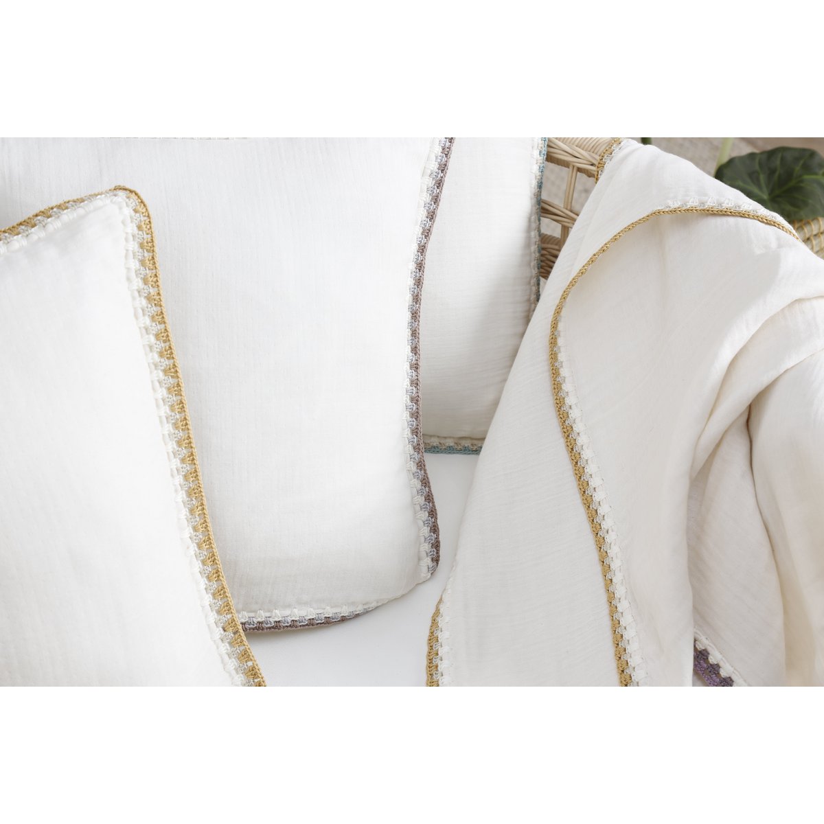 Mousseline babydeken – 4-laags, ademend & GOTS-gecertificeerd