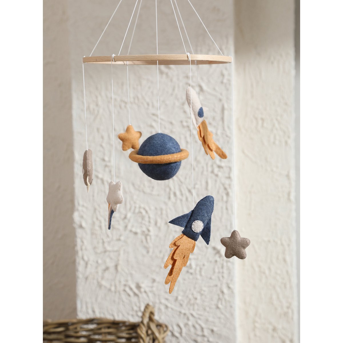 SPACE Babymobiel – Planeten & Raketten