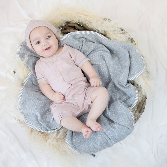 Biologische babydeken – Grijs (OrganicEra)