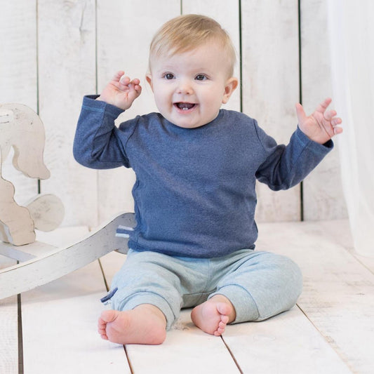 OrganicEra – Shirt met Lange Mouwen – Indigo Melange